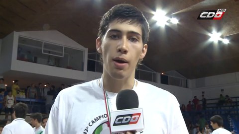 Ramiro Gálvez entrevistado por CDO tras la final del Campioni del Domani